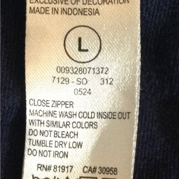 Boys Nike Syracuse fleece jacket. Lrge. - Picture 7 of 10